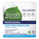 Seventh Generation Disinfecting Bathroom Cleaner, Lemongrass Citrus, 1 gal Bottle, 2/Carton