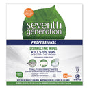 Seventh Generation Disinfecting Multi-Surface Wipes, 8 x 7, Lemongrass Citrus, 70/Canister