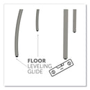 Linea Italia Trento Line Rectangular Desk, 59.13" x 23.63" x 29.5", Mocha