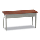 Linea Italia Trento Line Rectangular Desk, 59.13" x 23.63" x 29.5", Cherry