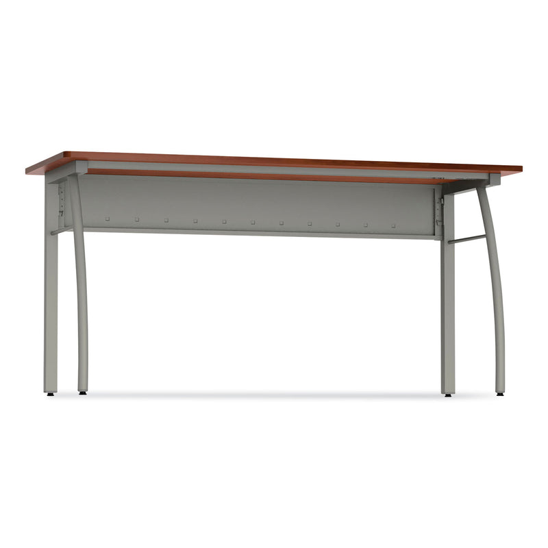Linea Italia Trento Line Rectangular Desk, 59.13" x 23.63" x 29.5", Cherry