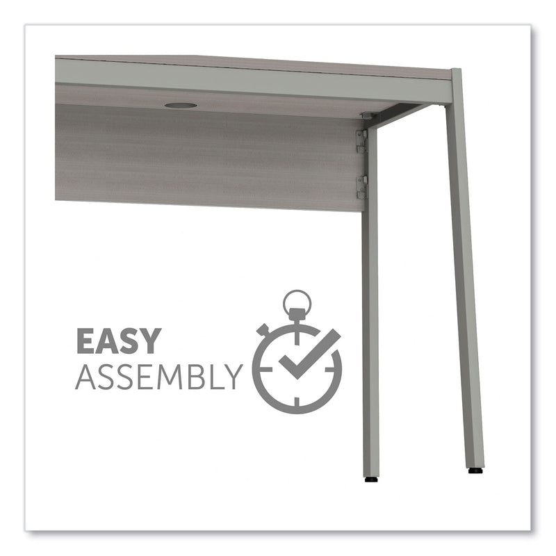 Linea Italia Klin Desk, 33" x 19" x 29.5", Ash