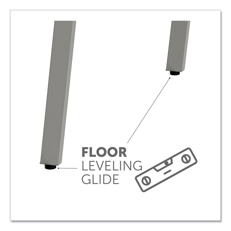 Linea Italia Klin Desk, 33" x 19" x 29.5", Ash