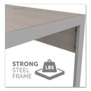 Linea Italia Klin Desk, 33" x 19" x 29.5", Ash