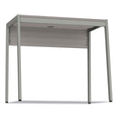 Linea Italia Klin Desk, 33" x 19" x 29.5", Ash