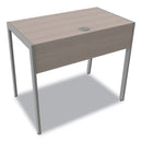 Linea Italia Klin Desk, 33" x 19" x 29.5", Ash