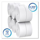 Scott Essential Coreless JRT, Septic Safe, 1-Ply, White, 3.75 x 2,300 ft, 12 Rolls/Carton