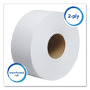 Scott Essential JRT Jumbo Roll Bathroom Tissue, Septic Safe, 2-Ply, White, 3.55" x 1,000 ft, 12 Rolls/Carton