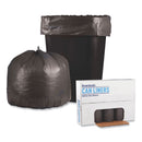 Boardwalk Low-Density Waste Can Liners, 30 gal, 0.95 mil, 30" x 36", Gray, 100/Carton