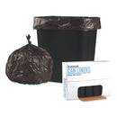Boardwalk Low-Density Waste Can Liners, 16 gal, 0.35 mil, 24" x 32", Black, 500/Carton