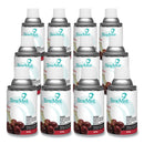TimeMist Premium Metered Air Freshener Refill, Cherry, 6.6 oz Aerosol Spray, 12/Carton