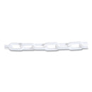Tatco Crowd Control Stanchion Chain, Plastic, 40 ft, White