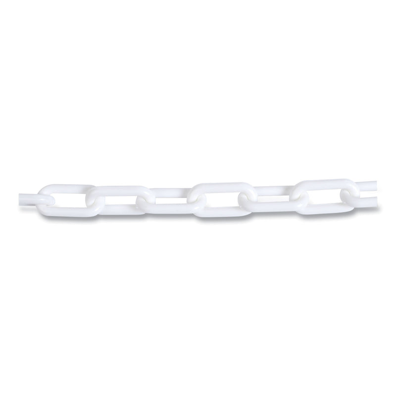 Tatco Crowd Control Stanchion Chain, Plastic, 40 ft, White