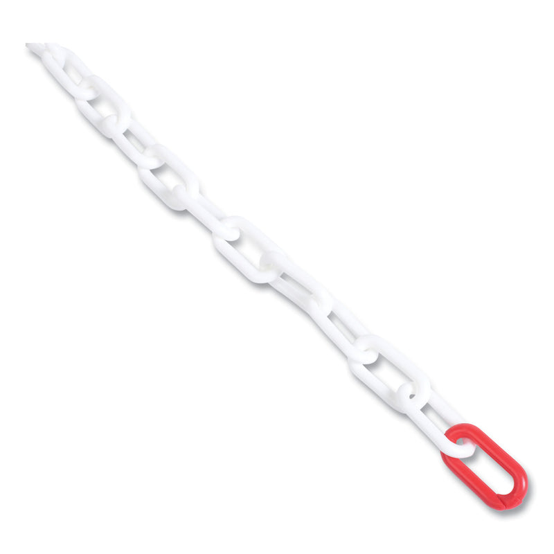Tatco Crowd Control Stanchion Chain, Plastic, 40 ft, White