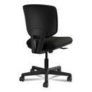 HON Volt Series Leather Task Chair with Synchro-Tilt, Supports Up to 250 lb, 18" to 22.25" Seat Height, Black