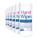 2XL Alcohol Free Hand Sanitizing Wipes, 8 x 7, White, 70/Canister, 6 Canisters/Carton