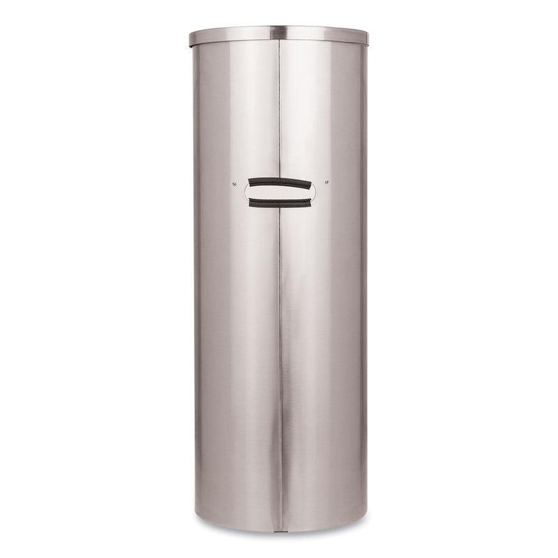 2XL Standing Stainless Wipes Dispener, 12 x 12 x 36, Cylindrical, 5 gal, Stainless Steel