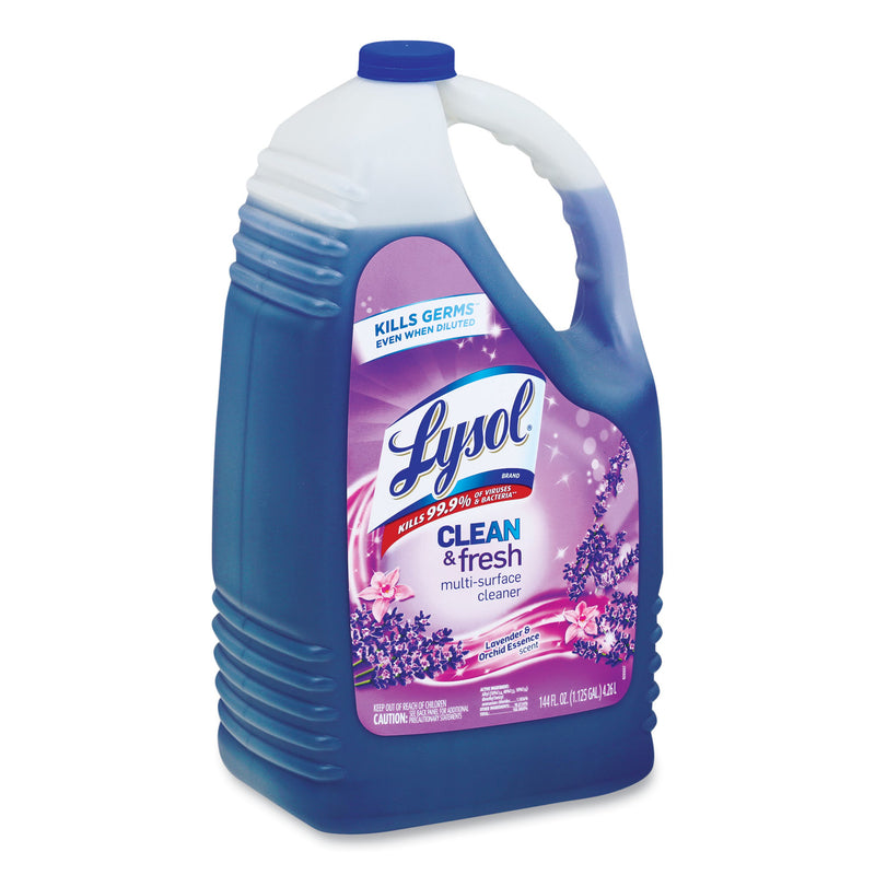 LYSOL Clean and Fresh Multi-Surface Cleaner, Lavender and Orchid Essence, 144 oz Bottle