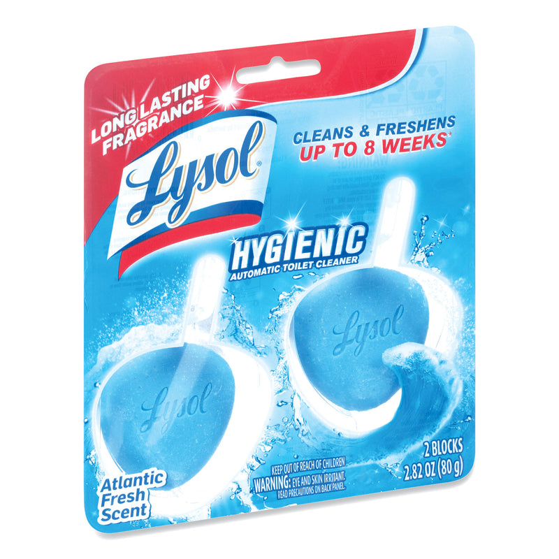 LYSOL Hygienic Automatic Toilet Bowl Cleaner, Atlantic Fresh, 2/Pack