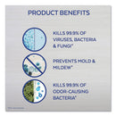 LYSOL Disinfectant Spray To Go, Crisp Linen, 1 oz Aerosol Spray, 12/Carton