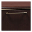 Bush Enterprise Collection Double Pedestal Desk, 70.13" x 28.63" x 29.75", Mocha Cherry, (Box 1 of 2)