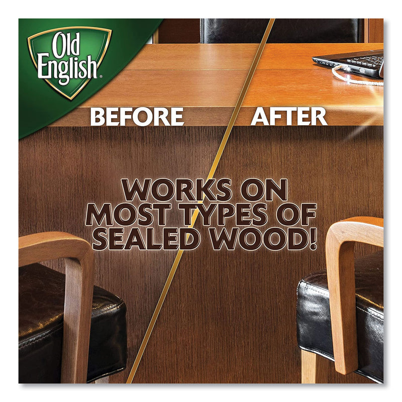 OLD ENGLISH Lemon Oil, Furniture Polish, 12oz, Spray Bottle