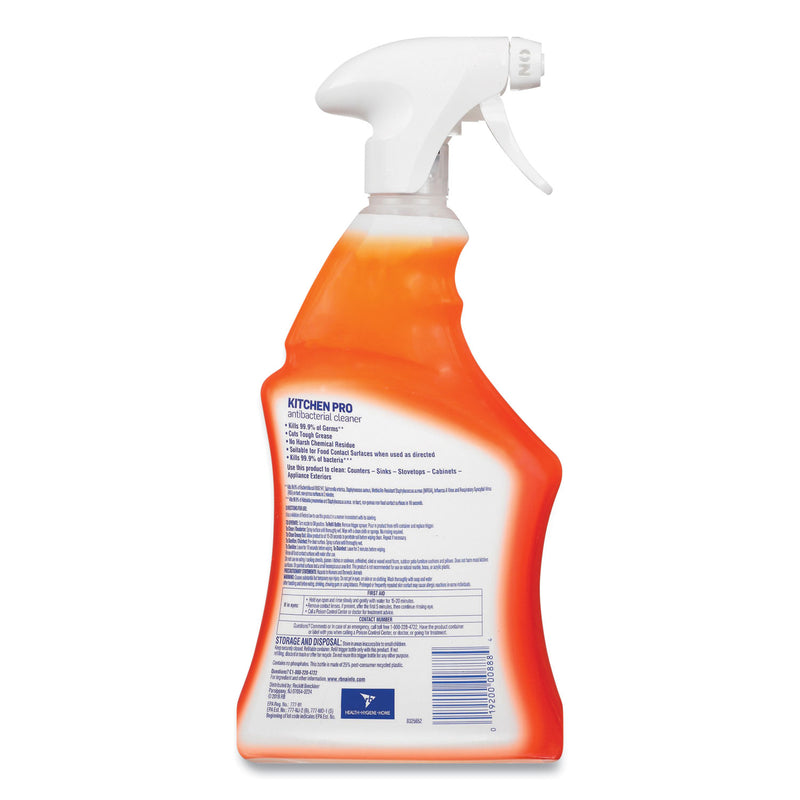 LYSOL Kitchen Pro Antibacterial Cleaner, Citrus Scent, 22 oz Spray Bottle