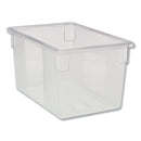 Rubbermaid Food/Tote Boxes, 21.5 gal, 26 x 18 x 15, Clear, Plastic