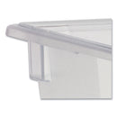 Rubbermaid Food/Tote Boxes, 21.5 gal, 26 x 18 x 15, Clear, Plastic