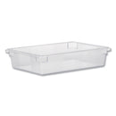 Rubbermaid Food/Tote Boxes, 8.5 gal, 26 x 18 x 6, Clear, Plastic