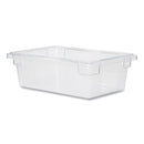Rubbermaid Food/Tote Boxes, 3.5 gal, 18 x 12 x 6, Clear, Plastic