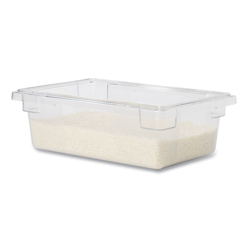 Rubbermaid Food/Tote Boxes, 3.5 gal, 18 x 12 x 6, Clear, Plastic