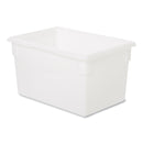 Rubbermaid Food/Tote Boxes, 21.5 gal, 26 x 18 x 15, White, Plastic