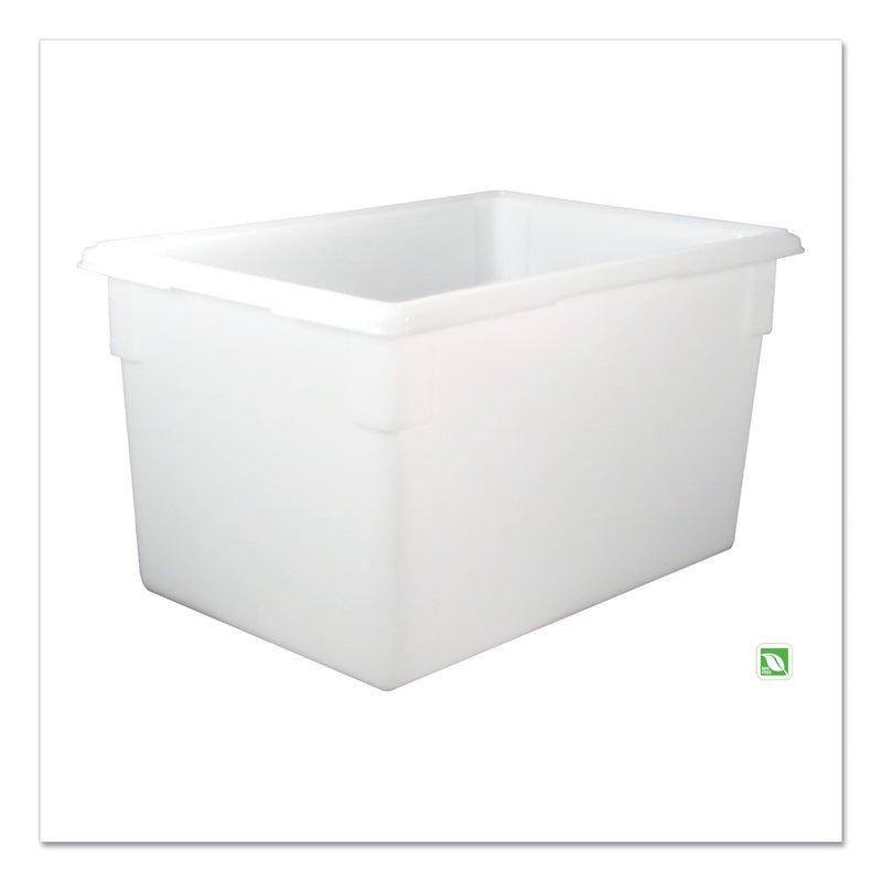 Rubbermaid Food/Tote Boxes, 21.5 gal, 26 x 18 x 15, White, Plastic