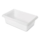 Rubbermaid Food/Tote Boxes, 3.5 gal, 18 x 12 x 6, White, Plastic
