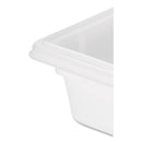 Rubbermaid Food/Tote Boxes, 3.5 gal, 18 x 12 x 6, White, Plastic