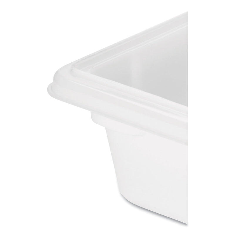 Rubbermaid Food/Tote Boxes, 3.5 gal, 18 x 12 x 6, White, Plastic