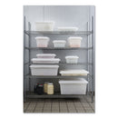 Rubbermaid Food/Tote Boxes, 21.5 gal, 26 x 18 x 15, White, Plastic