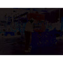 Rubbermaid Portable Mobile Safety Barrier, Plastic, 13 ft x 40", Yellow