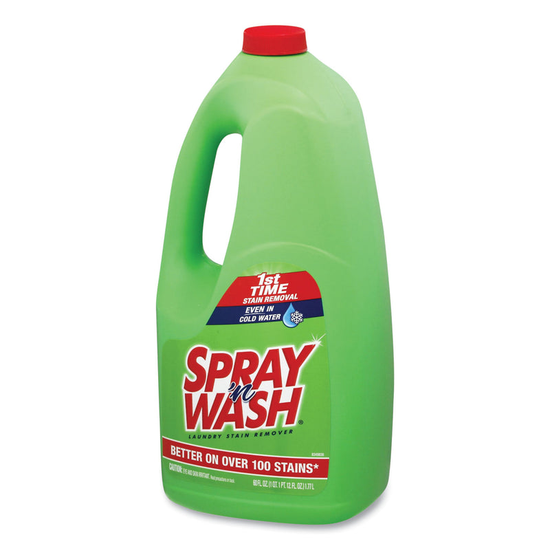 SPRAY ‘n WASH Pre-Treat Refill, Liquid, 60 oz Bottle, 6 per Carton