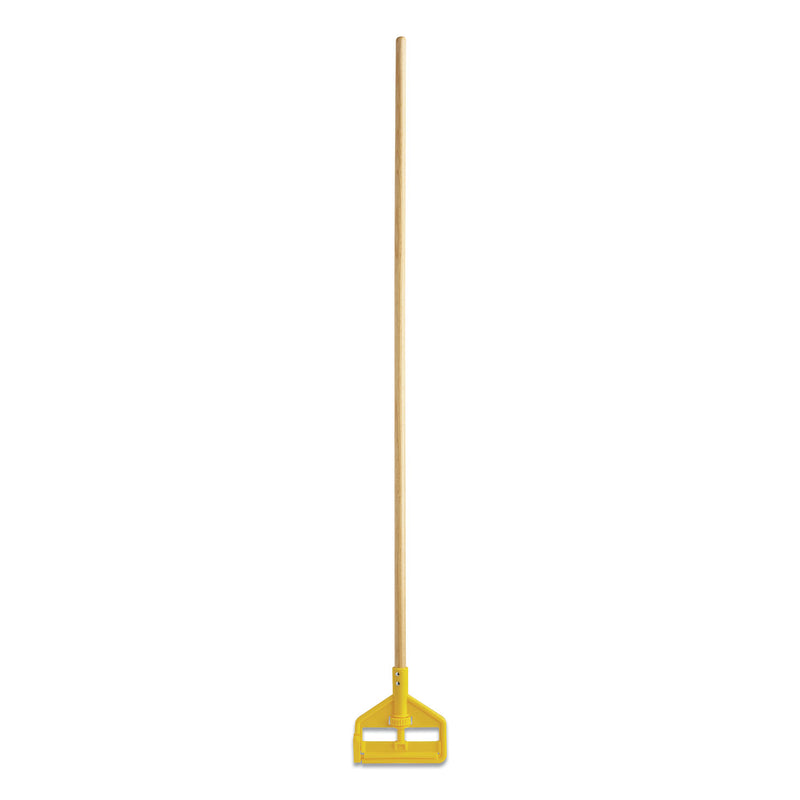 Rubbermaid Invader Side-Gate Wood Wet-Mop Handle, 1" dia x 60", Natural, 12/Carton
