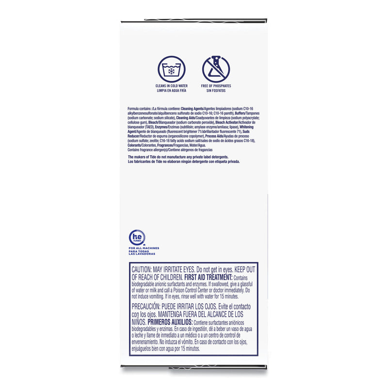 Tide Laundry Detergent with Bleach, Tide Original Scent, Powder, 144 oz Box, 2/Carton