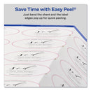 Avery Oval Labels w/ Sure Feed and Easy Peel, 2 x 3.33, Glossy White, 80/Pack