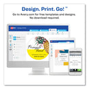 Avery Durable Water-Resistant Wraparound Labels w/ Sure Feed, 3.25 x 7.75, 16/PK