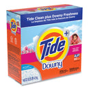 Tide Touch of Downy Laundry Detergent, Powder, April Fresh, 148 oz Box, 2/Carton