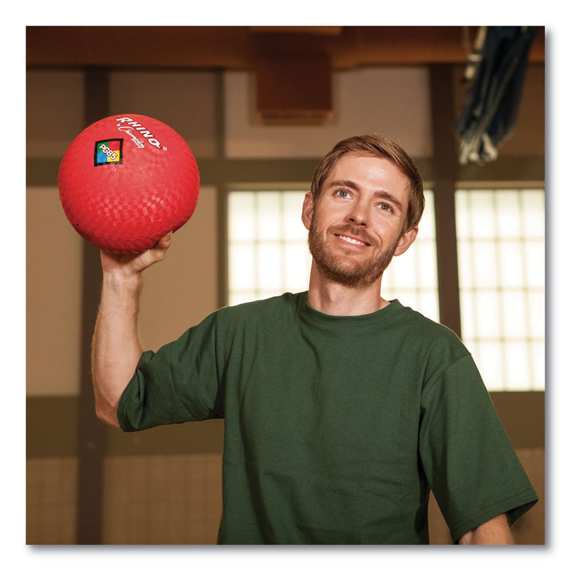 Champion Sports Playground Ball, 8.5" Diameter, Red