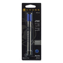 Cross Refills for Cross Ballpoint Pens, Fine Conical Tip, Blue Ink, 2/Pack