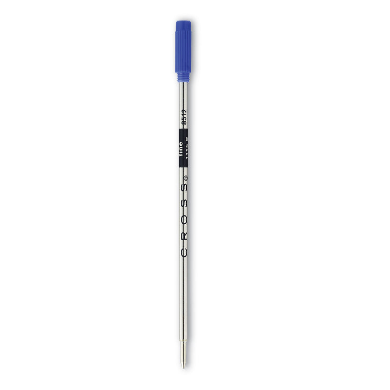 Cross Refills for Cross Ballpoint Pens, Fine Conical Tip, Blue Ink, 2/Pack