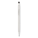 Cross Classic Century Ballpoint Pen and Pencil Set, 0.7 mm Black Pen, 0.7 mm HB Pencil, Chrome/Black Barrels