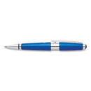 Cross Edge Gel Pen, Retractable, Medium 0.7 mm, Black Ink, Blue Barrel